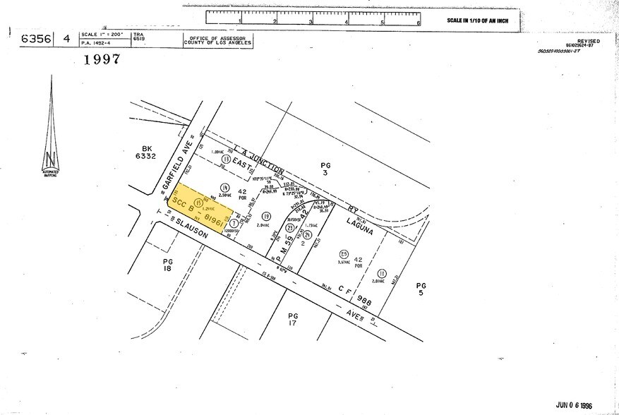 6811 E Slauson Ave, Commerce, CA à louer - Plan cadastral - Image 2 de 3