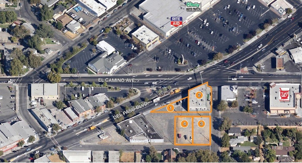 2322-2326 Del Paso Blvd, Sacramento, CA à vendre - Aérien - Image 2 de 29