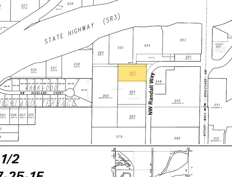 3261 NW Mount Vintage Way, Silverdale, WA for lease - Plat Map - Image 2 of 3