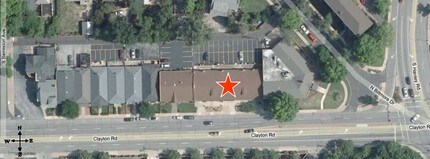 7721 Clayton Rd, Saint Louis, MO - Aerial map view