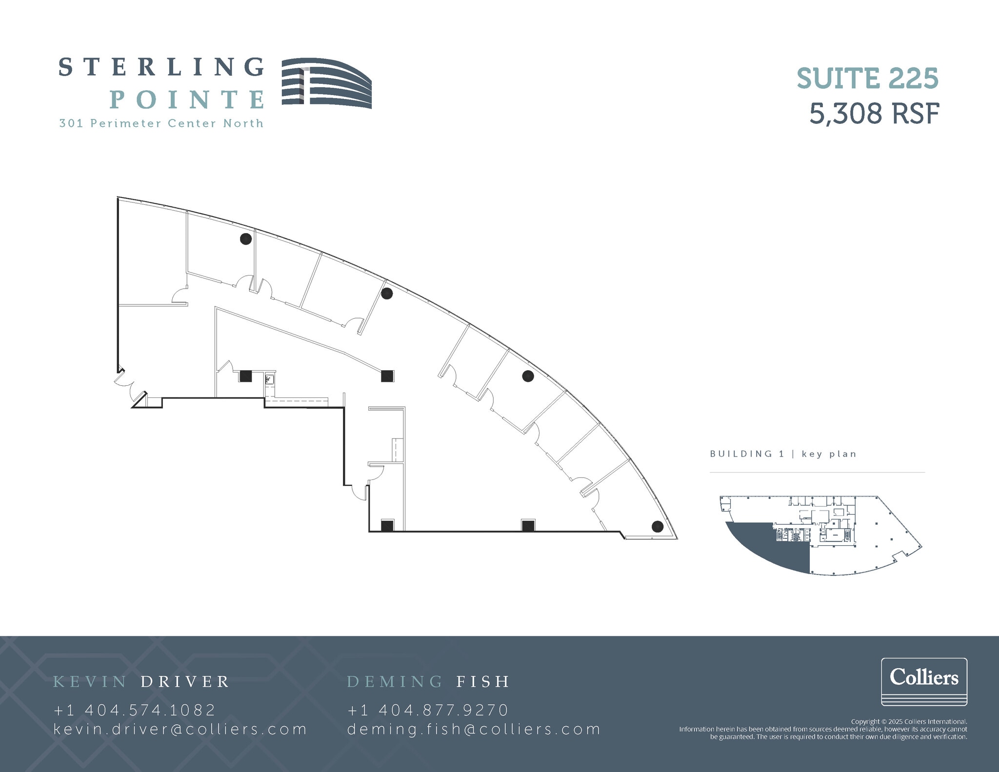 301 Perimeter Ctr N, Atlanta, GA for lease Floor Plan- Image 1 of 2