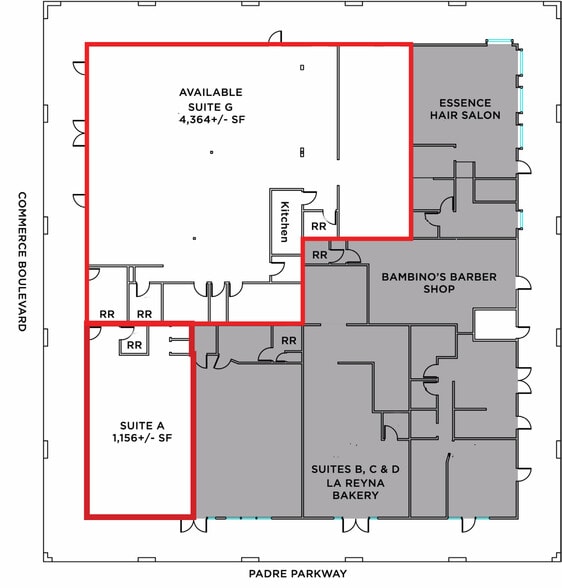 1 Padre Pky, Rohnert Park, CA for lease - Floor Plan - Image 2 of 2