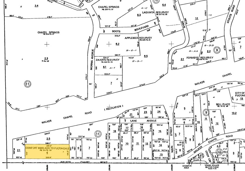 1325 Old Walker Chapel Rd, Fultondale, AL à vendre - Plan cadastral - Image 1 de 1