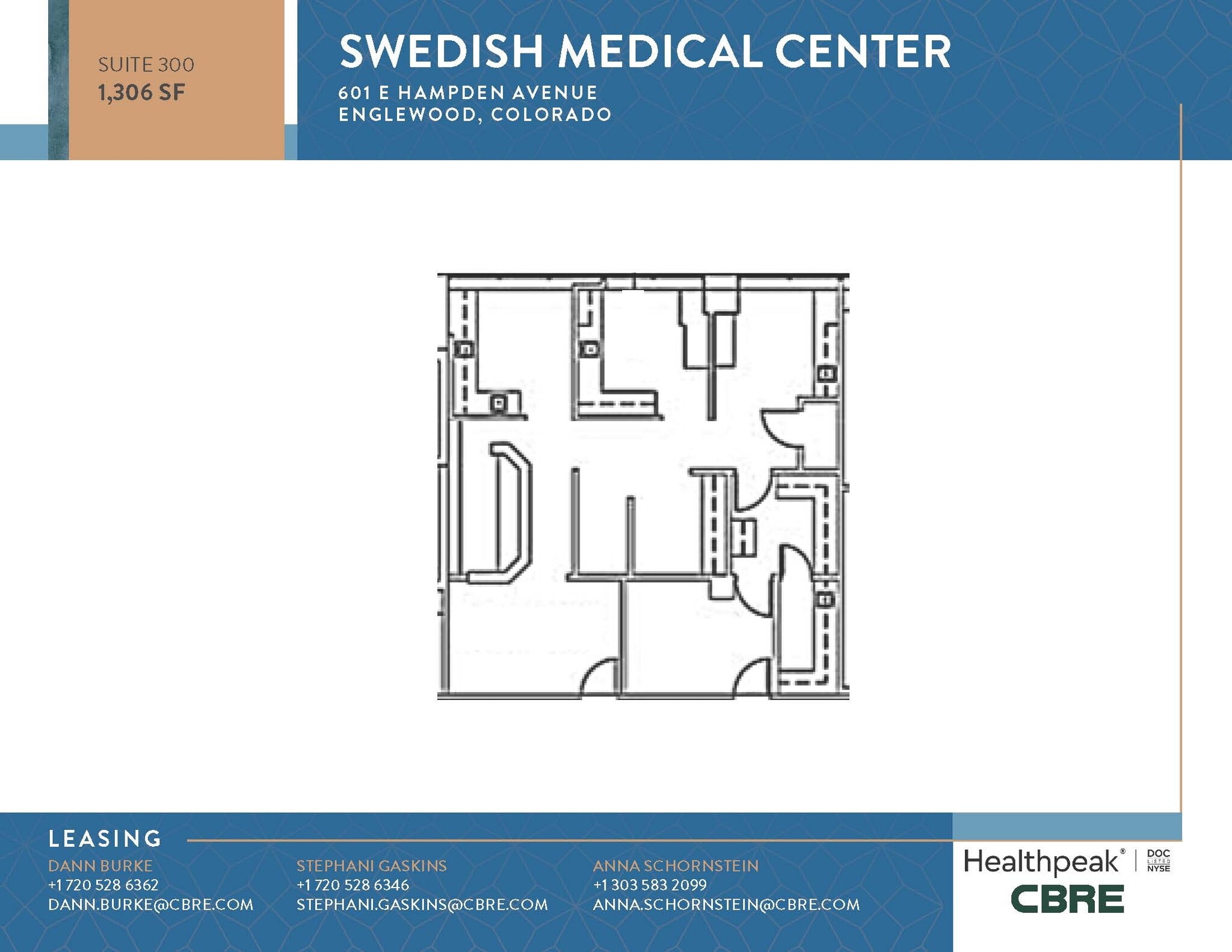701 E Hampden Ave, Englewood, CO for lease Floor Plan- Image 1 of 1