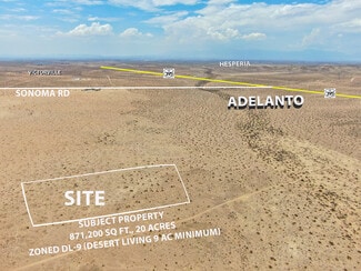 More details for NWC Desert Flower Rd & Topaz, Adelanto, CA - Land for Sale