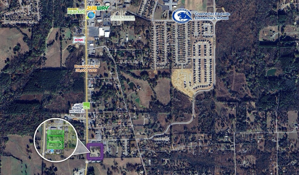 South Broadview Street, Greenbrier, AR à vendre - Photo du bâtiment - Image 3 de 12