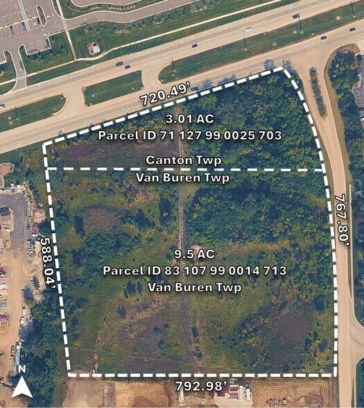 0 Michigan Ave & Schooner Dr, Canton, MI for sale - Site Plan - Image 3 of 4