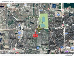 19715 Longenbaugh Rd, Cypress, TX - Aérien Vue de la carte