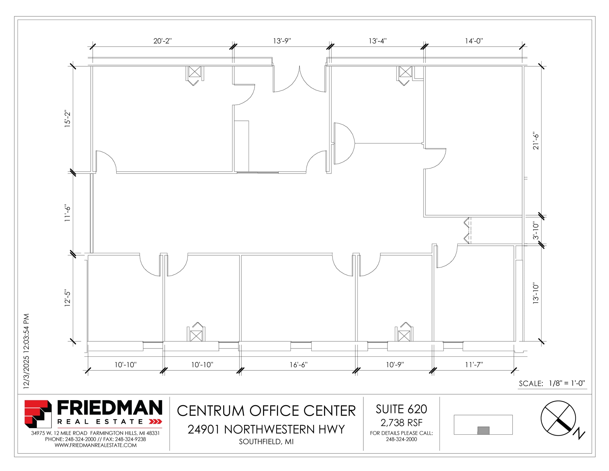 24901 Northwestern Hwy, Southfield, MI for lease Floor Plan- Image 1 of 1