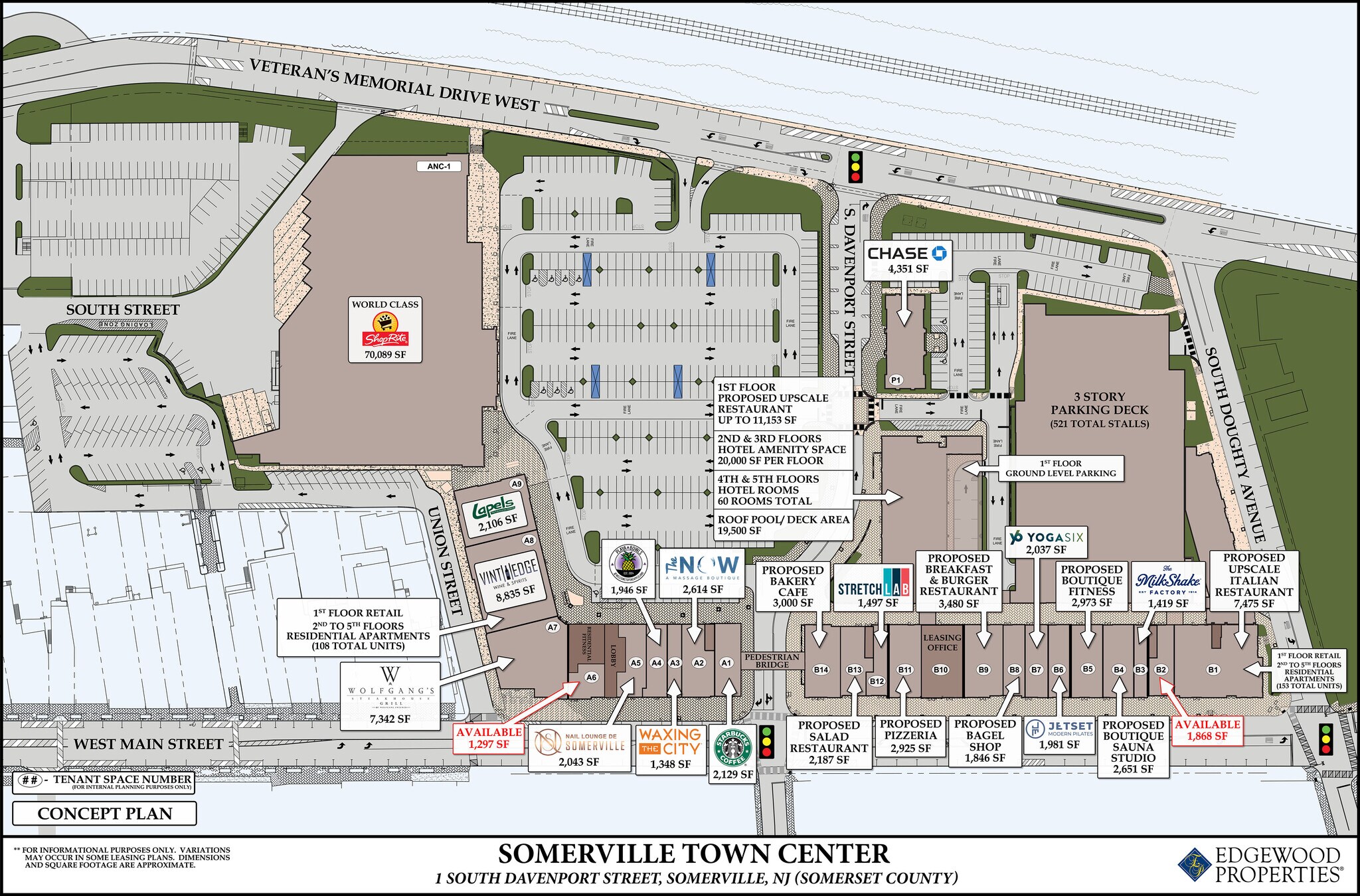 100 Veterans Memorial Dr W, Somerville, NJ for lease Site Plan- Image 1 of 1