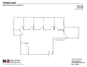 6365 NW 6th Way, Fort Lauderdale, FL for lease Floor Plan- Image 1 of 14