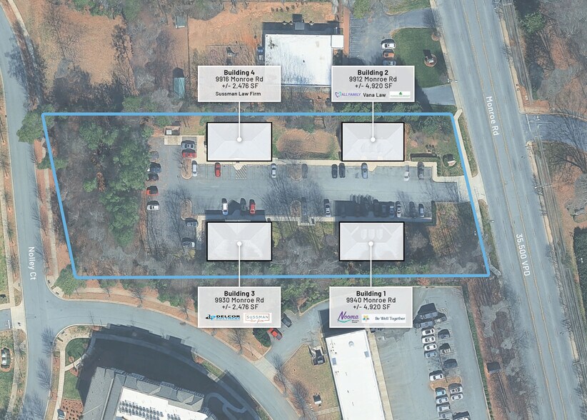 Sardis Office Park portefeuille de 4 propriétés à vendre sur LoopNet.ca - Aérien - Image 3 de 6