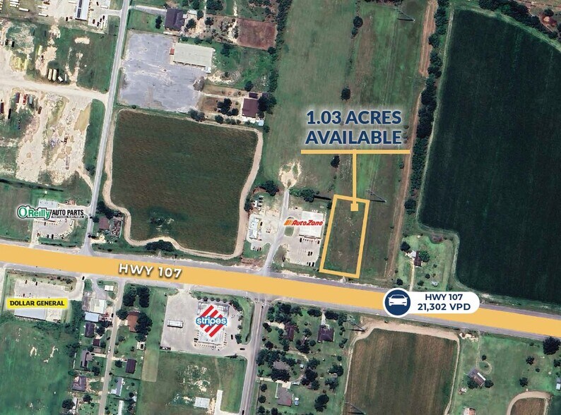 Highway 107, San Carlos, TX for sale - Aerial - Image 2 of 4