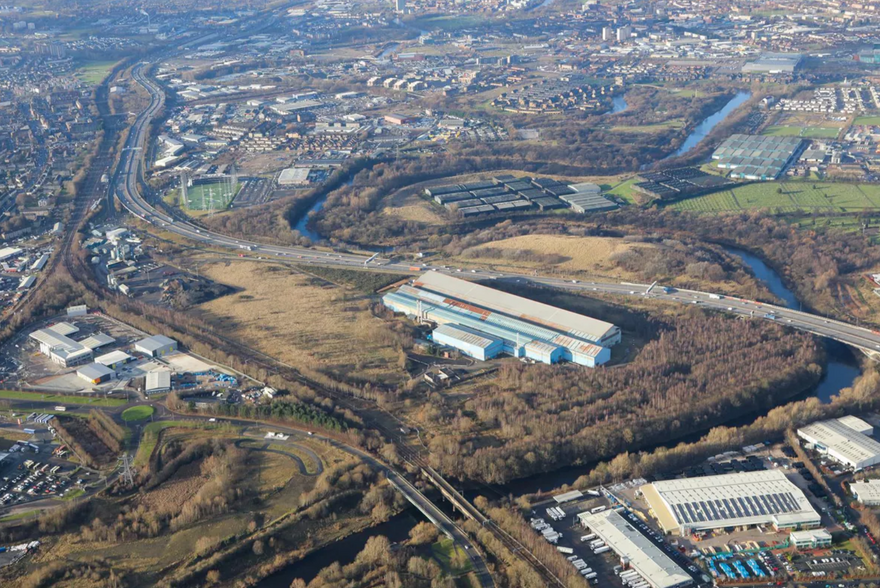 Bogleshole Rd, Cambuslang for sale - Aerial - Image 1 of 6