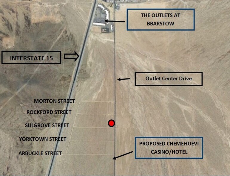 Outlet Center Dr, Barstow, CA à vendre - Aérien - Image 1 de 2
