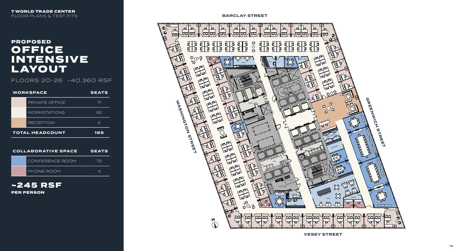 7 World Trade Center, New York, NY à louer Plan d’étage- Image 1 de 3