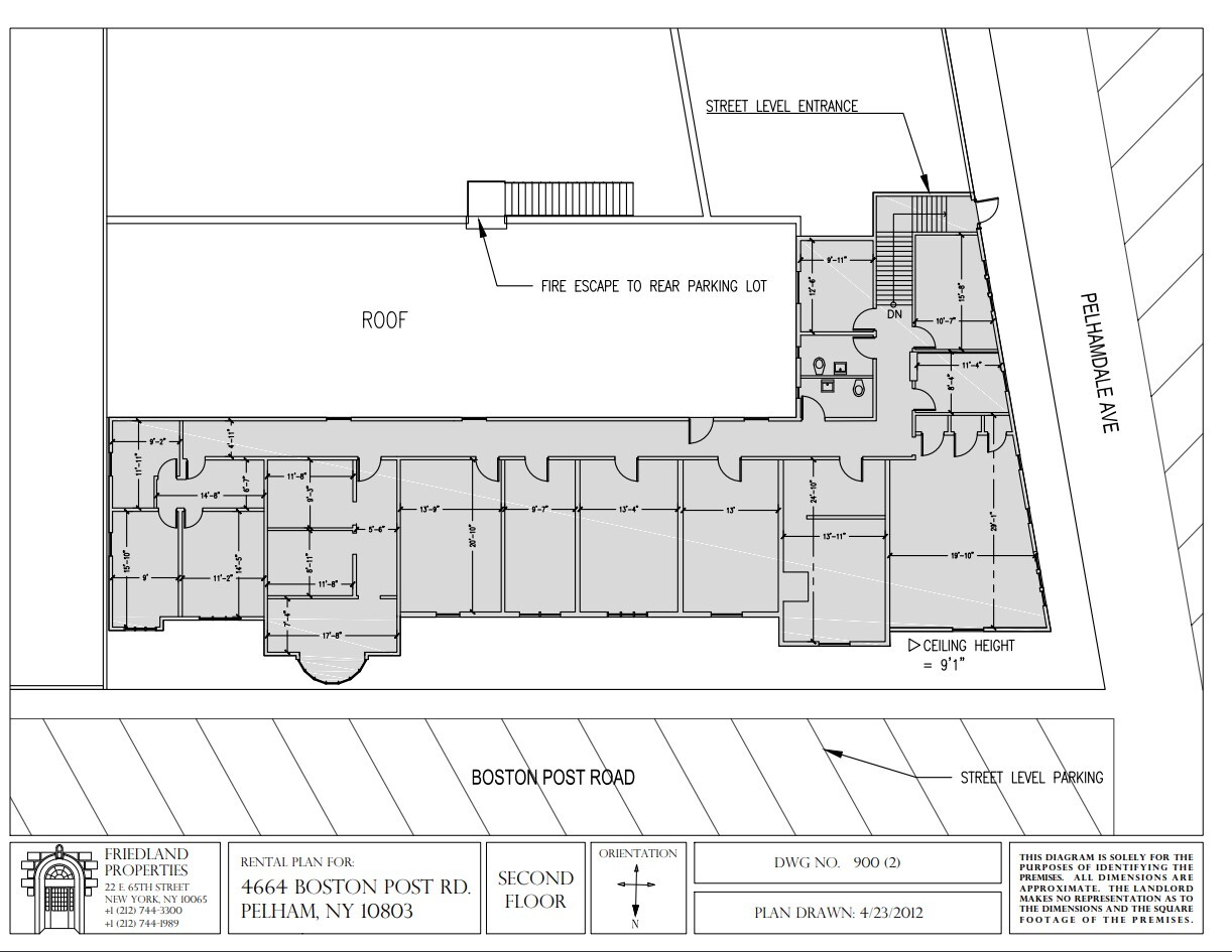 900 Pelhamdale Ave, Pelham, NY à louer Plan d  tage- Image 1 de 2