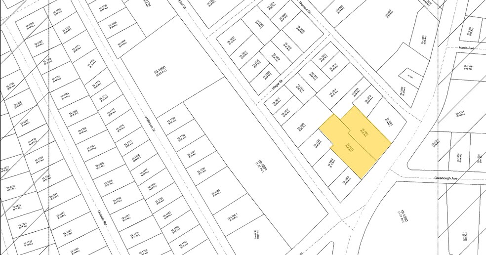 761-769 Centre St, Jamaica Plain, MA à vendre - Plan cadastral - Image 1 de 1