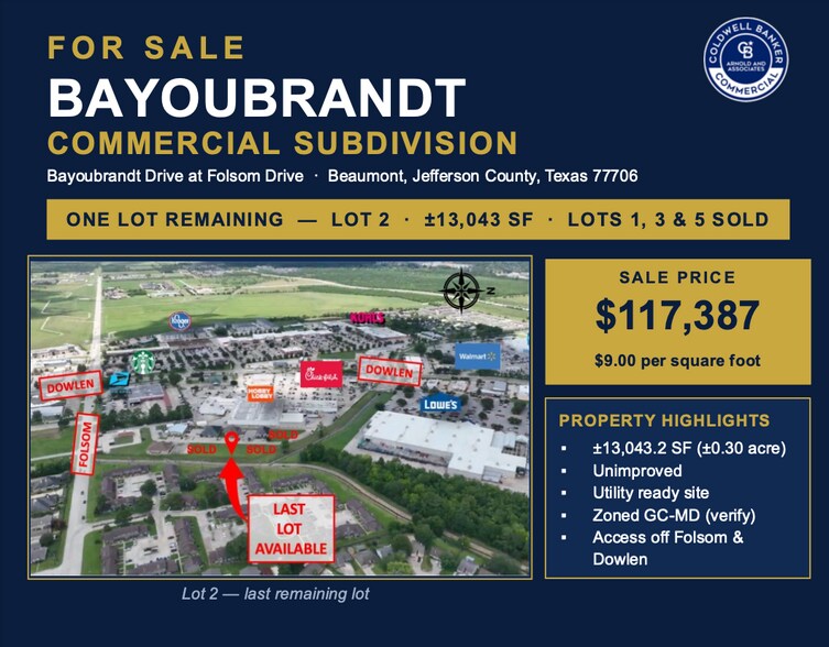 2 Bayou Brandt, Beaumont, TX à vendre - Photo du bâtiment - Image 1 de 1