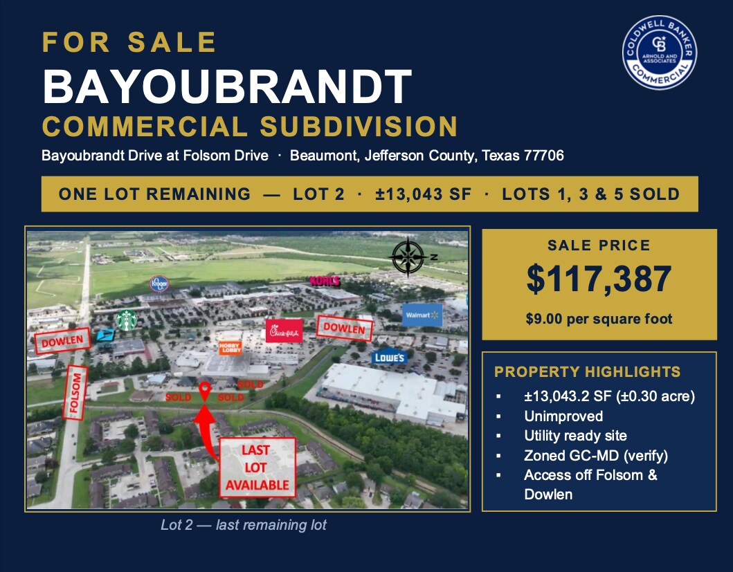 2 Bayou Brandt, Beaumont, TX à vendre Photo du bâtiment- Image 1 de 2