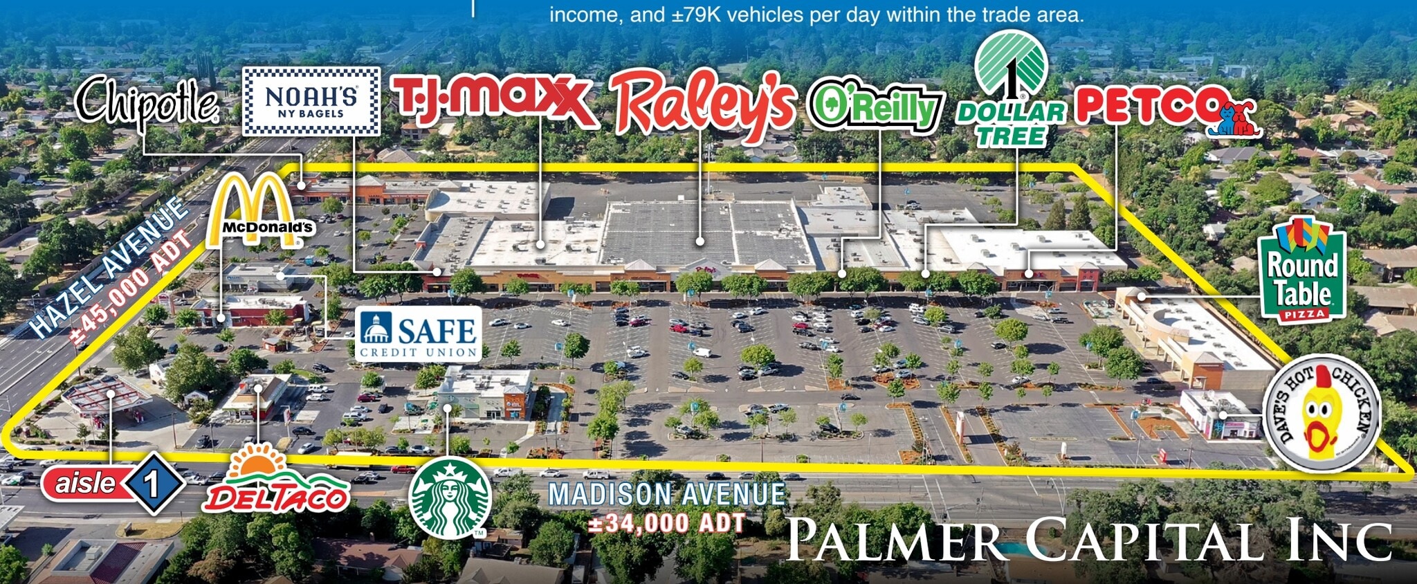 Madison Marketplace portfolio of 8 properties for sale on LoopNet.ca Aerial- Image 1 of 14