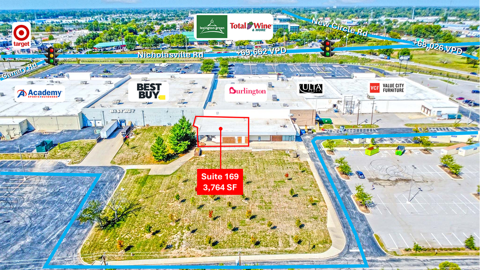 3200-3220 Nicholasville Rd, Lexington, KY à louer - Photo du bâtiment - Image 2 de 8