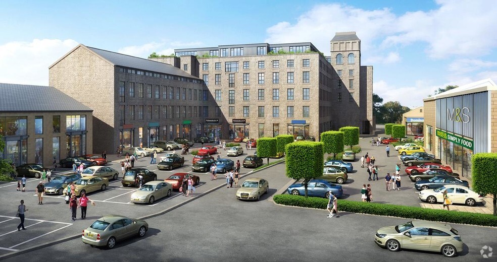 Victoria St, Glossop for lease - Aerial - Image 3 of 5