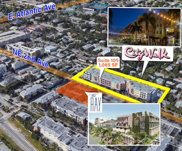 200-210 NE 2nd Ave, Delray Beach, FL - AERIAL  map view