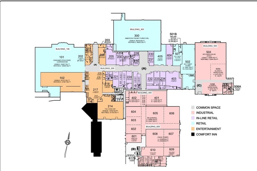 987-999 E Ash St, Piqua, OH à louer - Plan d’étage - Image 2 de 49