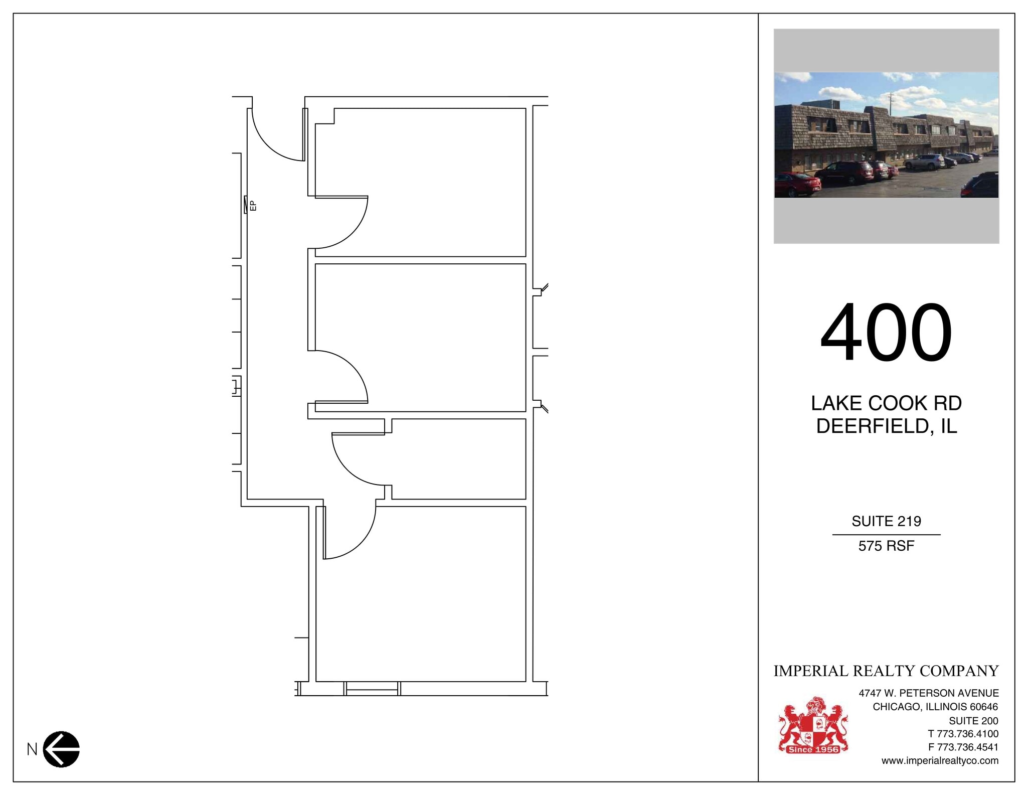400 Lake Cook Rd, Deerfield, IL for lease Site Plan- Image 1 of 3
