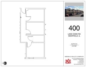 400 Lake Cook Rd, Deerfield, IL for lease Site Plan- Image 1 of 3