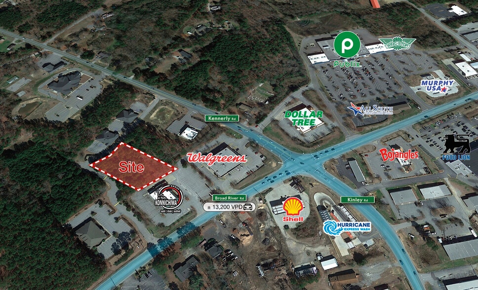 Kennerly Road, Irmo, SC for sale - Aerial - Image 1 of 1