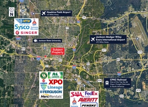 1350 Highway 80 W, Jackson, MS - Aérien Vue de la carte