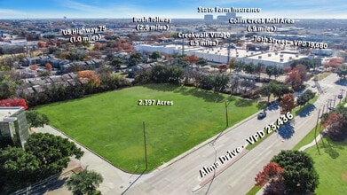 1656 Alma Dr, Plano, TX - AERIAL  map view