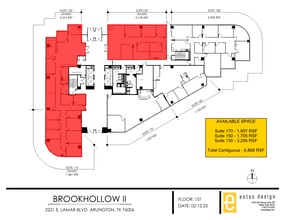 2301 E Lamar Blvd, Arlington, TX for lease Floor Plan- Image 2 of 2
