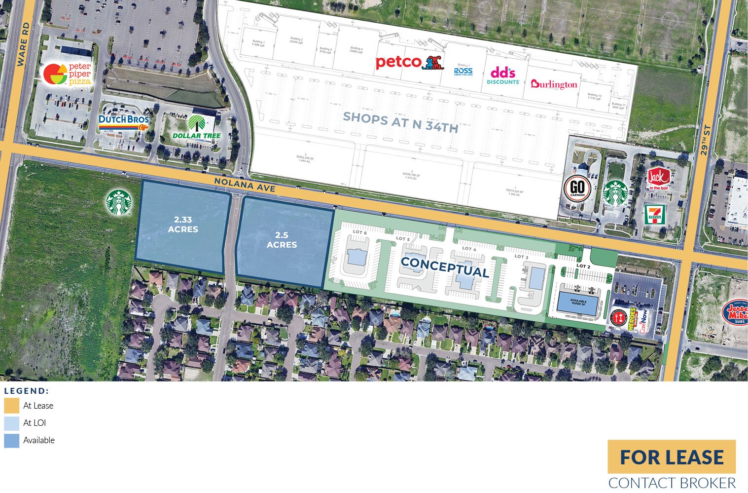 N 29th St & Nolana St, McAllen, TX for lease Primary Photo- Image 1 of 5