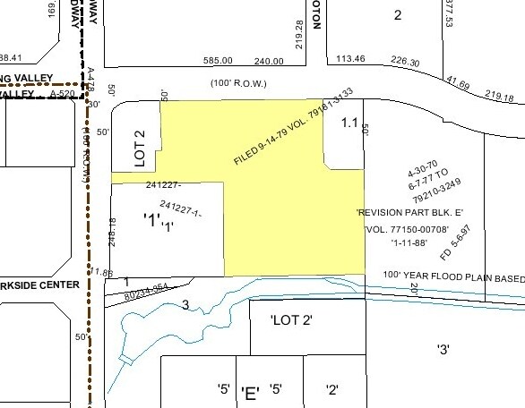 4100 spring valley Rd, Dallas, TX à louer - Plan cadastral - Image 2 de 74