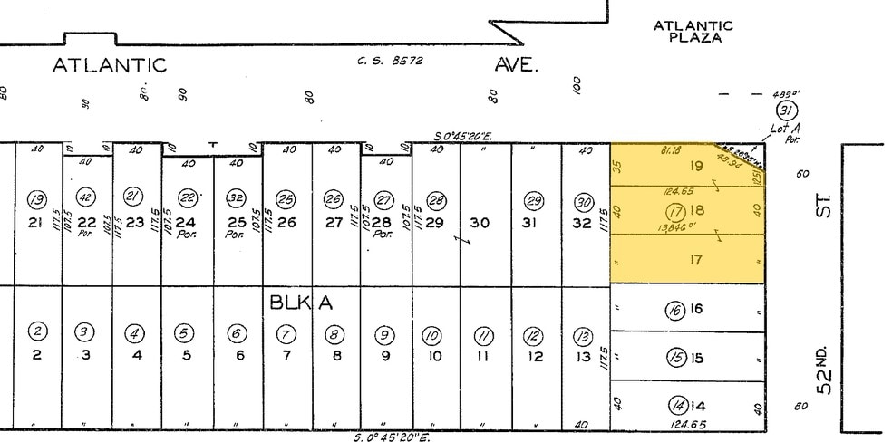 5205 Atlantic Ave, Long Beach, CA for lease - Plat Map - Image 2 of 2