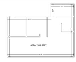 617 W Tulare Ave, Visalia, CA à louer Plan d’étage- Image 2 de 2