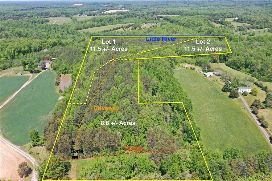 17226 Parsons Rd, Beaverdam, VA à vendre - Aérien - Image 2 de 2