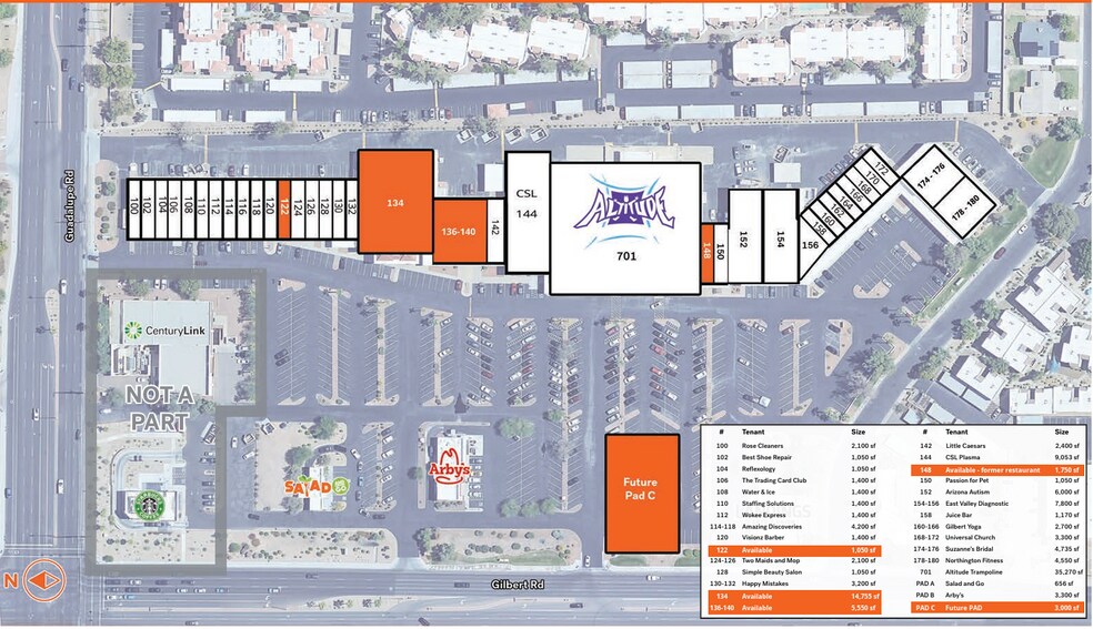 645-745 N Gilbert Rd, Gilbert, AZ à louer - Photo du bâtiment - Image 2 de 13