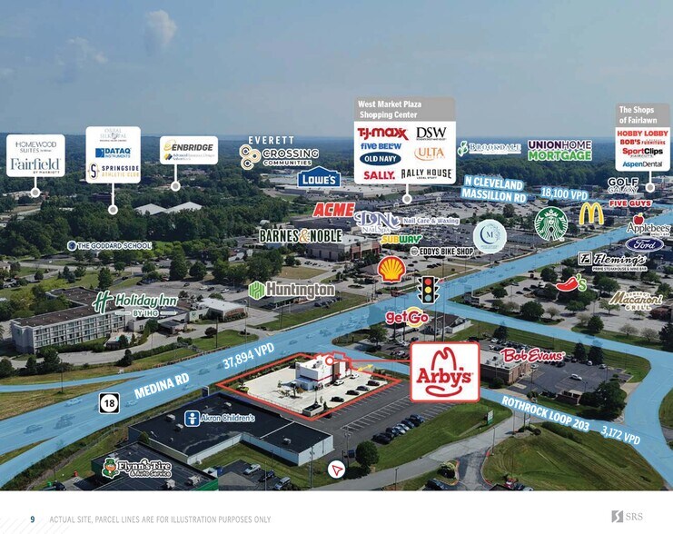 4100 Medina Rd, Akron, OH à vendre - Aérien - Image 3 de 5