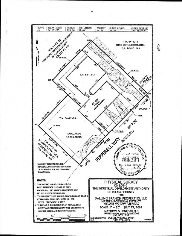 4034 Pepperell Way, Dublin, VA for lease Floor Plan- Image 1 of 11