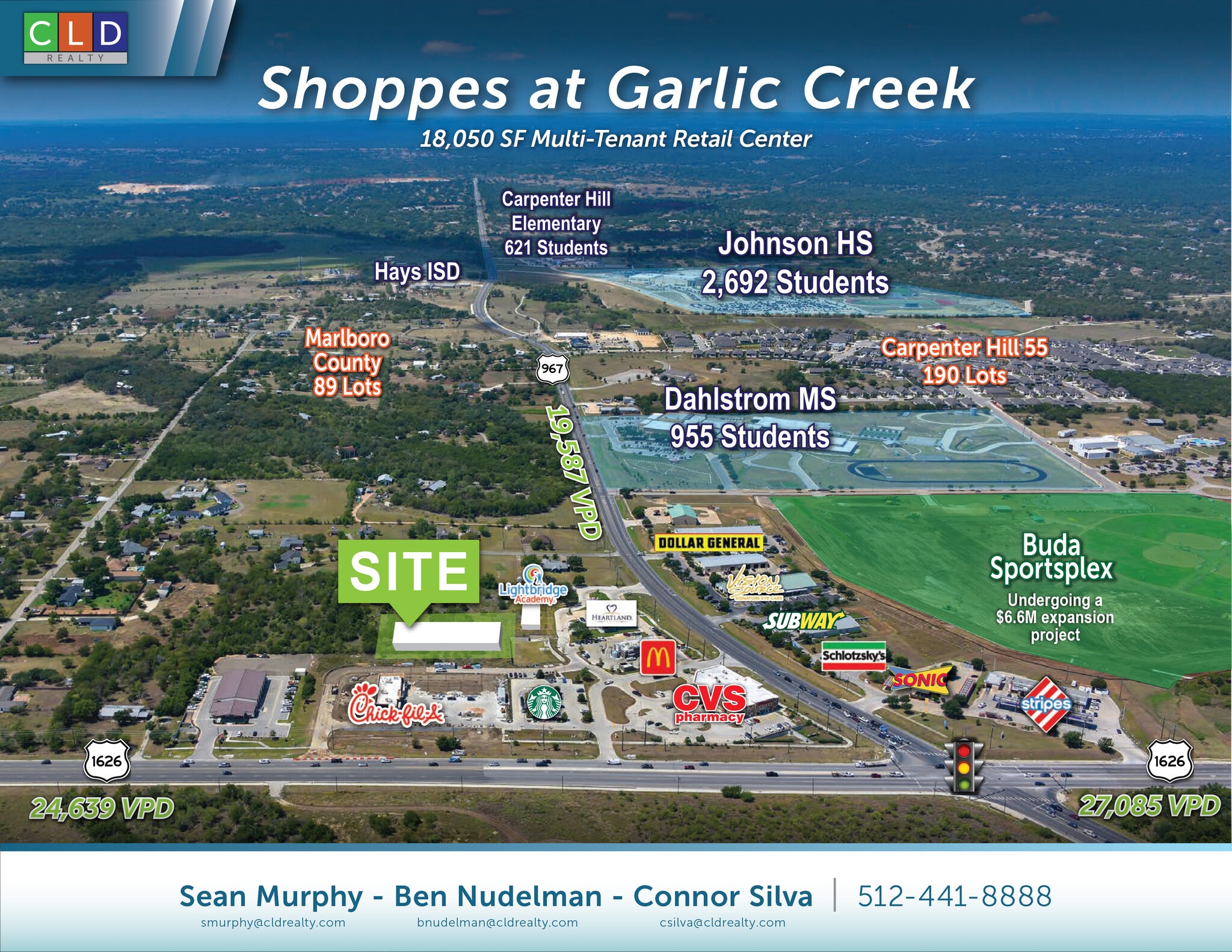 FM 1626 & FM 967, Buda, TX for lease Primary Photo- Image 1 of 4