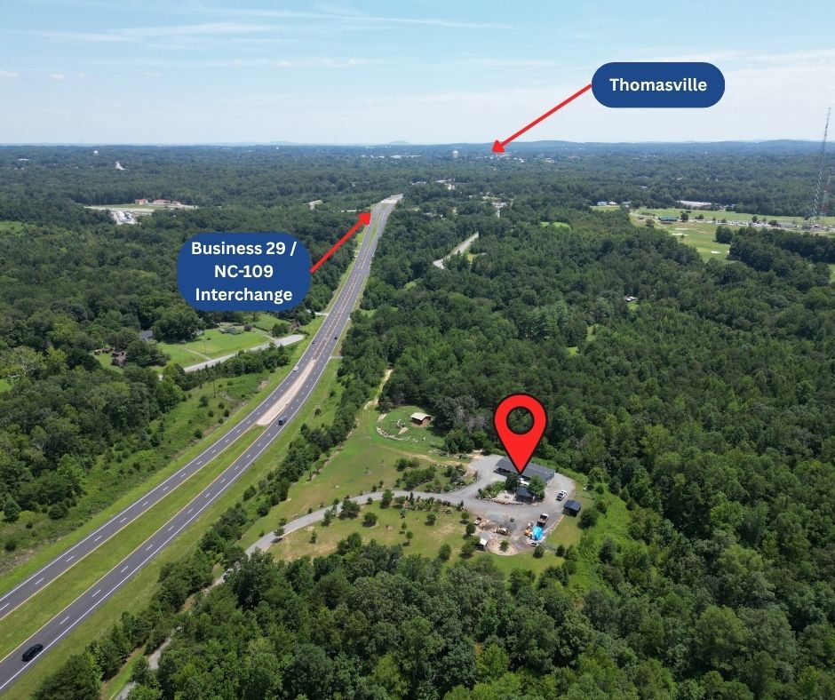 855 N NC Highway 109, Thomasville, NC à vendre Aérien- Image 1 de 9