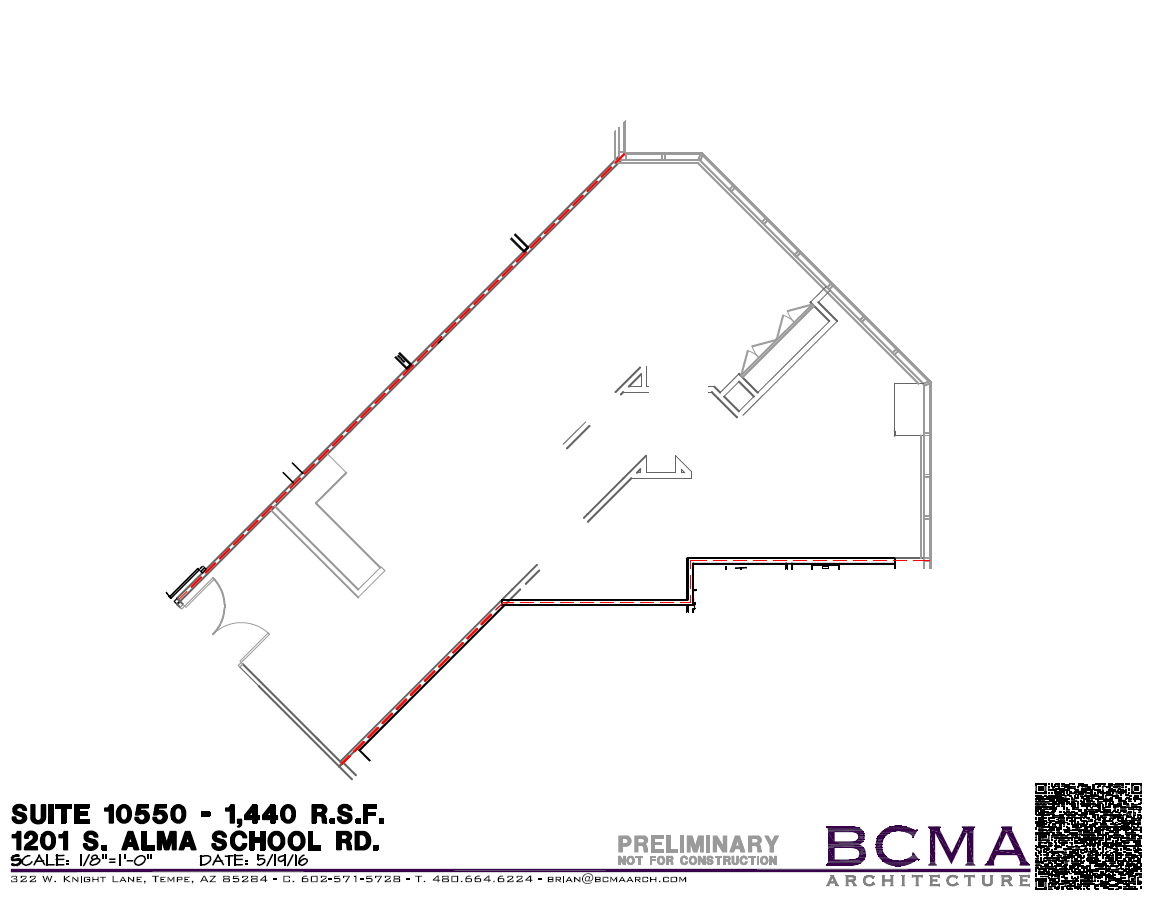 1201 S Alma School Rd, Mesa, AZ à louer Plan d’étage- Image 1 de 1
