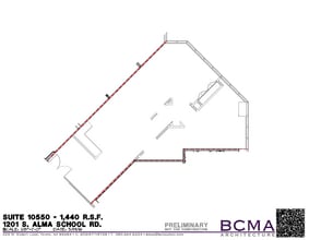 1201 S Alma School Rd, Mesa, AZ à louer Plan d’étage- Image 1 de 1