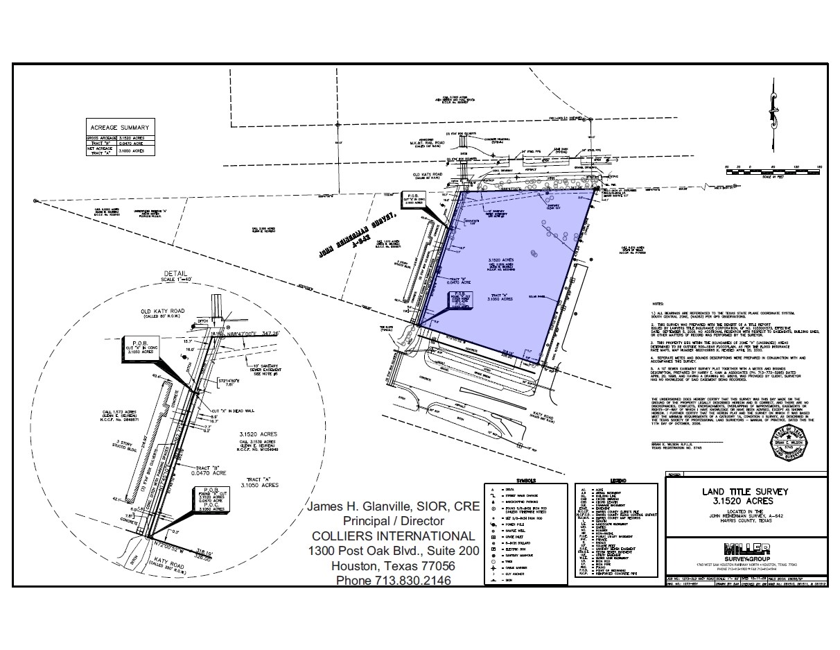 6950 Old Katy Rd, Houston, TX for sale Plat Map- Image 1 of 1