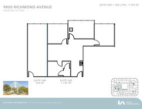 9800 Richmond Ave, Houston, TX for lease Floor Plan- Image 2 of 2