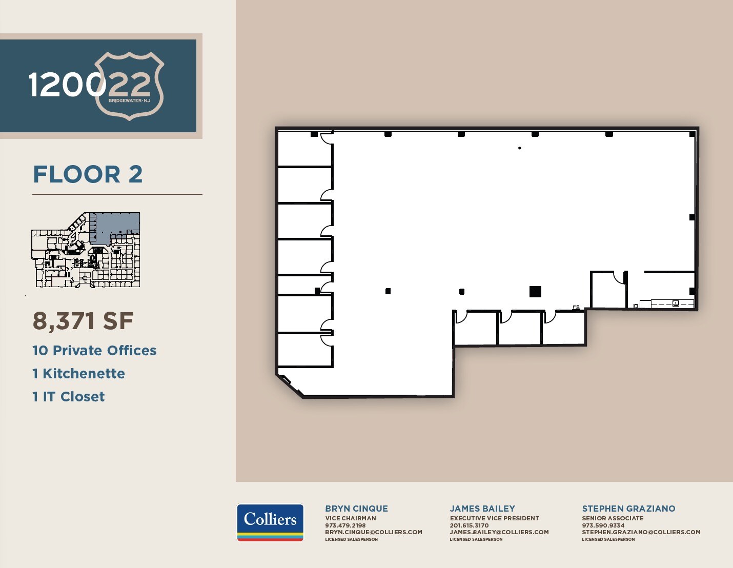 1200 Route 22 E, Bridgewater, NJ for lease Floor Plan- Image 1 of 1